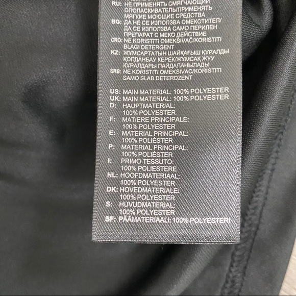 Adidas Black 3-Stripe Short Sleeve Climalite Tee - Picture 4 of 6